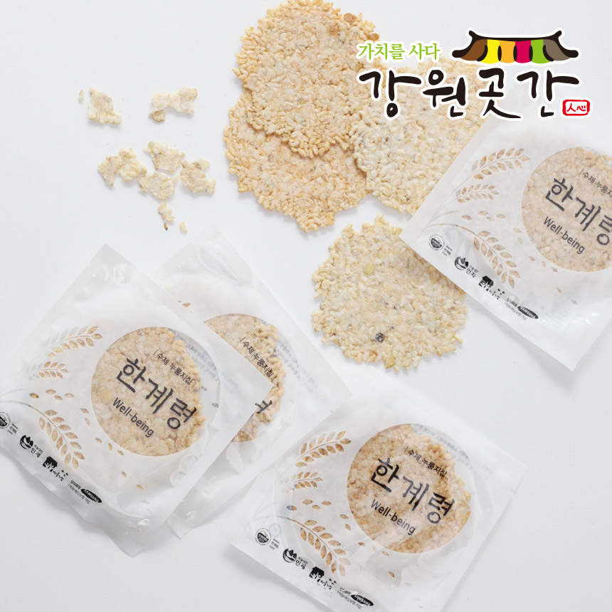 [인제]한계령 잡곡누룽지칩(현미,서리태,귀리) 각 20g 10봉한계령웰빙영농조합법인 - 강원곳간.com
