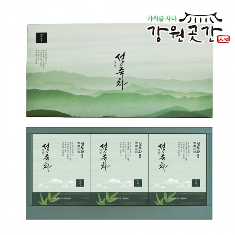 [태백]태백 설죽차(산죽차) 20티백 태백산생태마을협동조합 - 강원곳간.com