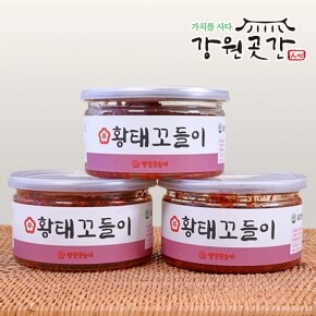 평창 꽃순이 황태꼬들이 300g 3개 간편반찬 절임반찬