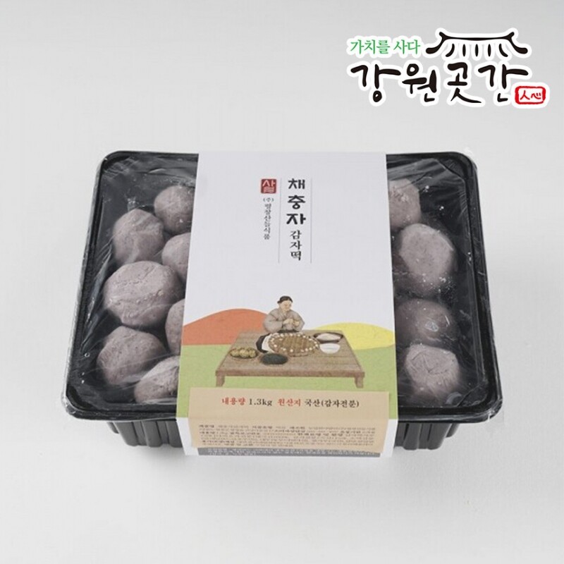 [평창] 채충자 수리취 찹쌀 시루떡 450g - 강원곳간.com