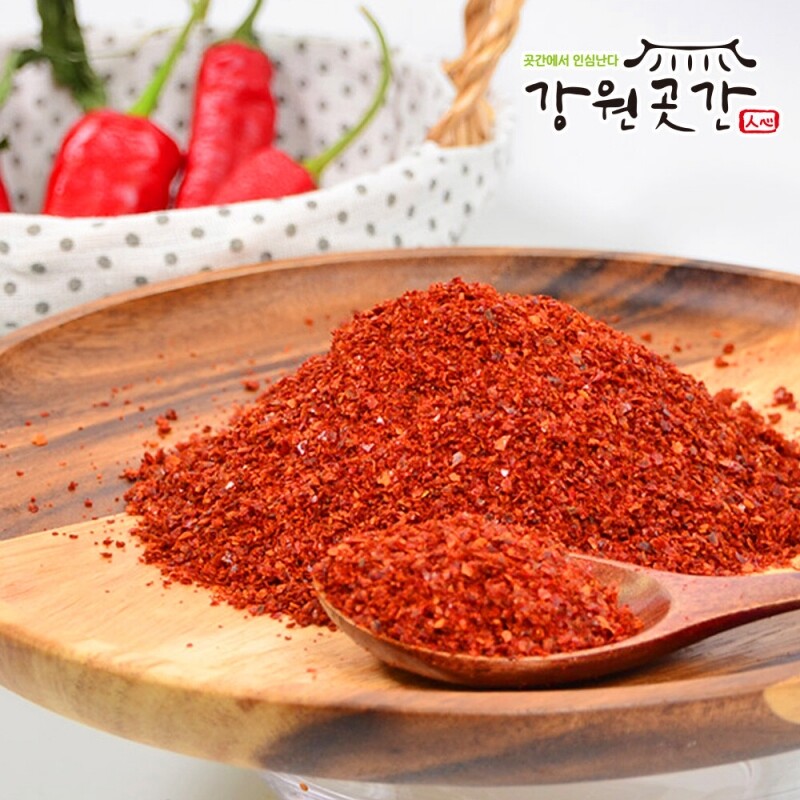 [평창] 장미산 보통 매운맛 고춧가루 1kg HACCP 시설 제조 - 강원곳간.com