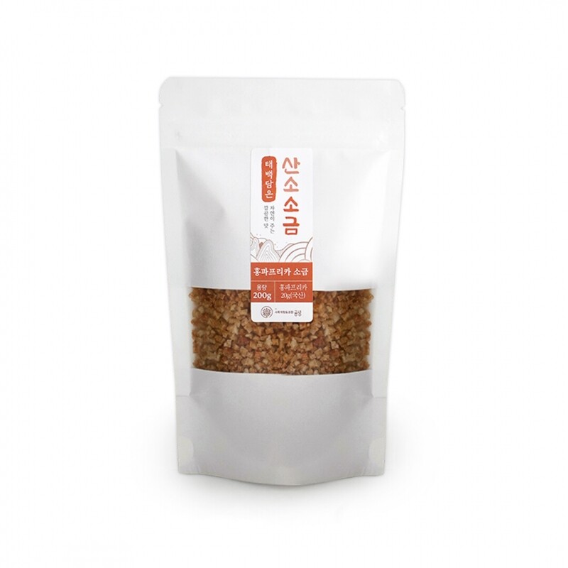 [태백] 태백담은 산소소금 지퍼백 소금 단품 200g 12종(2개 이상 구매 가능) - 강원곳간.com