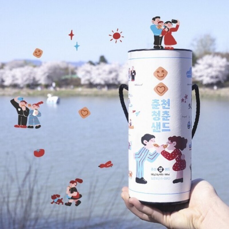 [춘천] 청춘 샌드 쿠키 선물세트 수제쿠키 답례품 간식 글루텐프리 24g x 8ea - 강원곳간.com